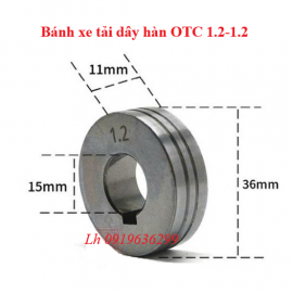 Bánh xe tải dây máy hàn OTC 1.2-1.2