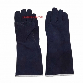 Găng tay hàn dài (Màu xanh đen)
